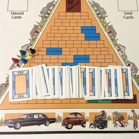 Vintage 1986 Millionaire Board Game With Instructions Complete - Picture 8 of 11